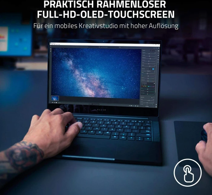 Razer Blade Stealth 13 (2021) - OLED/60Hz, Core i7-1165G7, 16GB RAM, 512GB SSD, GeForce GTX 1650 Ti Max-Q, DE