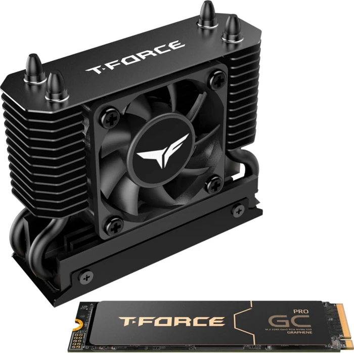 TeamGroup T-Force GC PRO 4TB, AirFlow, M.2 2280 / M-Key / PCIe 5.0 x4, Kühlkörper