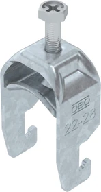 OBO Bettermann Bügelschelle 2056 U-Fuß, 1-fach, Metalldruckwanne, FT