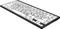 LogicKeyboard LargePrint Mini Mac, Black on White, Bluetooth, DE Vorschaubild