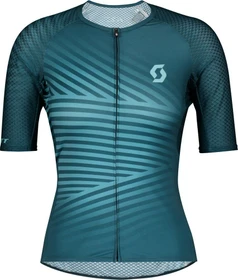 Scott RC Premium Climber Trikot kurzarm lunar blue/stream blue (Damen)