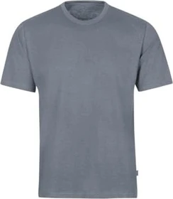 trigema Deluxe Baumwolle T-Shirt kurzarm steingrau/melange (Herren)