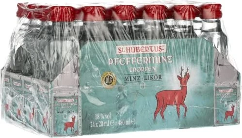 St. Hubertus Pfefferminz Tropfen 24x 20ml
