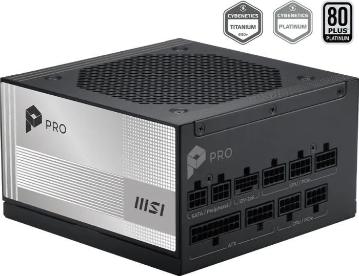 MSI PRO A1000PL PCIE5 1000W, ATX 3.1