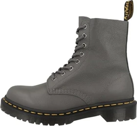 Dr. Martens 1460 Pascal Virginia Soft Leather Lace Up Boots gunmetal