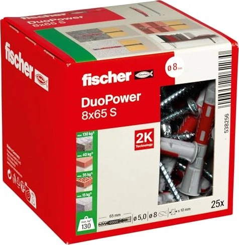 fischer DuoPower Schrauben/Dübel-Sortiment
