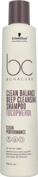 Schwarzkopf BC Bonacure Clean Balance Deep Cleansing Shampoo, 250ml