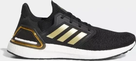 adidas Ultraboost 20 core black/gold metallic/solar red (Herren)