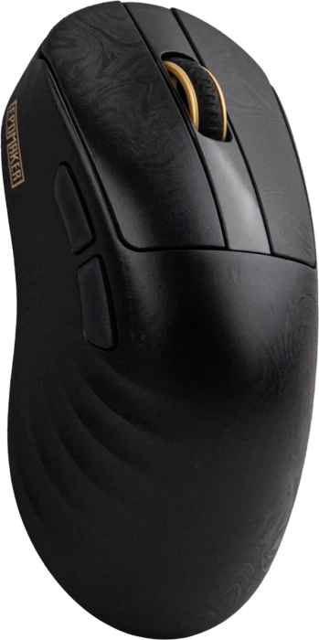 Epomaker Carbonis 8KHz Wireless Gaming Mouse, Black Gold, USB/Bluetooth