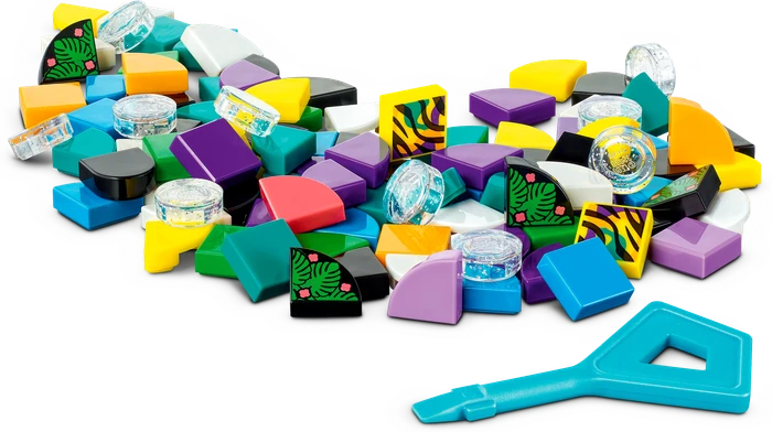 LEGO Dots - Neon-Tiger Armband & Taschenanhänger