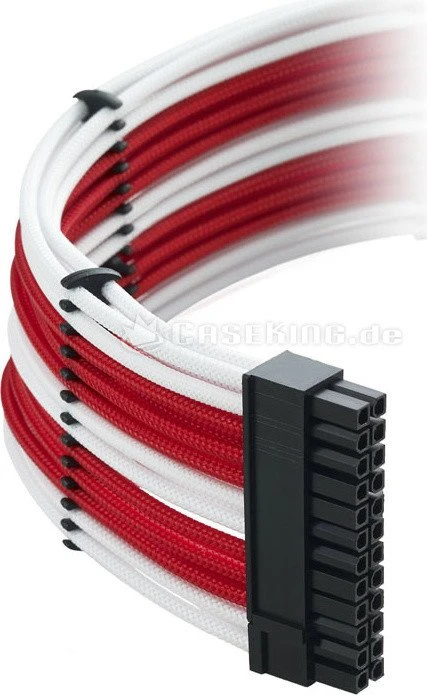 CableMod C-Series RMi/RMx Classic ModMesh Cable Kit, weiß/rot