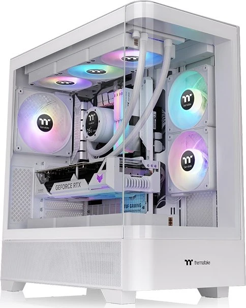 Thermaltake View 290 TG ARGB Snow, weiß, Glasfenster