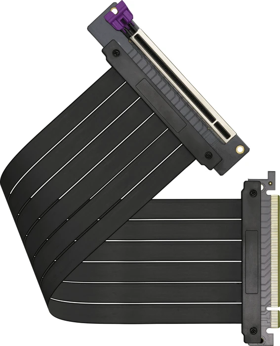 Cooler Master Riser Cable V2, gewinkelt, PCIe 3.0, 300mm, schwarz