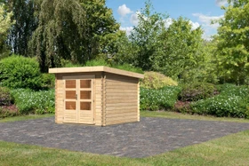 Karibu Bastrup 4 Gartenhaus natur