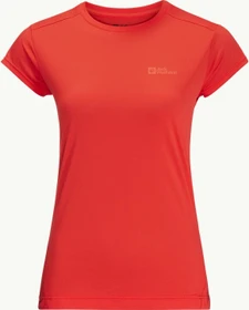 Jack Wolfskin Prelight Funktionsshirt kurzarm tango orange (Damen)