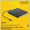 DeLOCK externes 5.25"-Gehäuse für Slot-in Slim SATA Laufwerke, 9.5mm/12.7mm, schwarz Vorschaubild