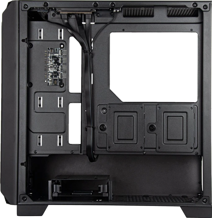 SilverStone Fara 312Z, schwarz, Glasfenster
