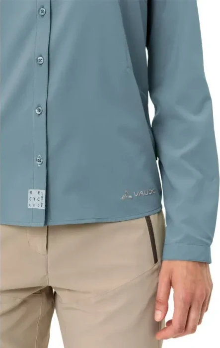 Vaude Rosemoor IV Hemd langarm nordic blue (Damen)