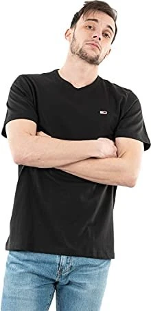 Tommy Hilfiger Classics Regular Fit T-Shirt kurzarm schwarz (Herren)