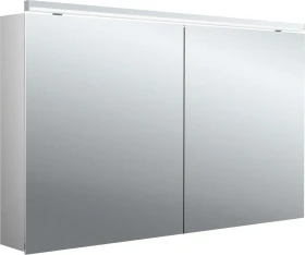 Emco Pure 2 Classic LED-Lichtspiegelschrank 120cm, mit LED-Aufsatzleuchte, 2 Türen