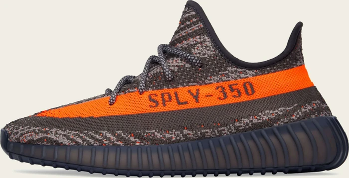 adidas Yeezy Boost 350 V2 carbon beluga/steeple grey/solar red