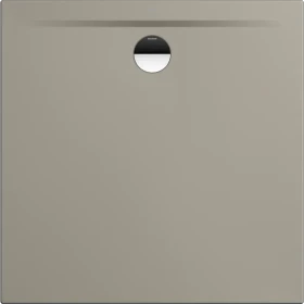 Kaldewei Superplan Zero 1516-1 Duschwanne 80x80cm, Secure Plus, warm grey50
