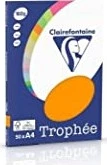 Clairefontaine Trophée Universalpapier matt orange, A4, 160g/m², 100 Blatt
