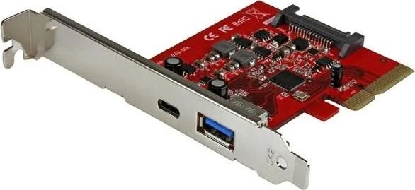 StarTech 1x USB-C 3.1, 1x USB-A 3.1, PCIe 2.0 x4