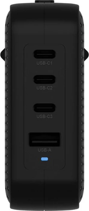 Hyper HyperJuice GaN Reise-Ladegerät, 3x USB-C + 1x USB-A, 100W, schwarz