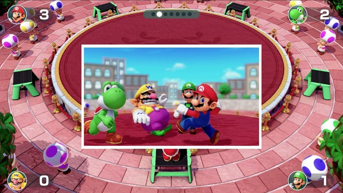 Super Mario Party inkl. Joy-Con Controller pastell violett/pastell grün (Switch)