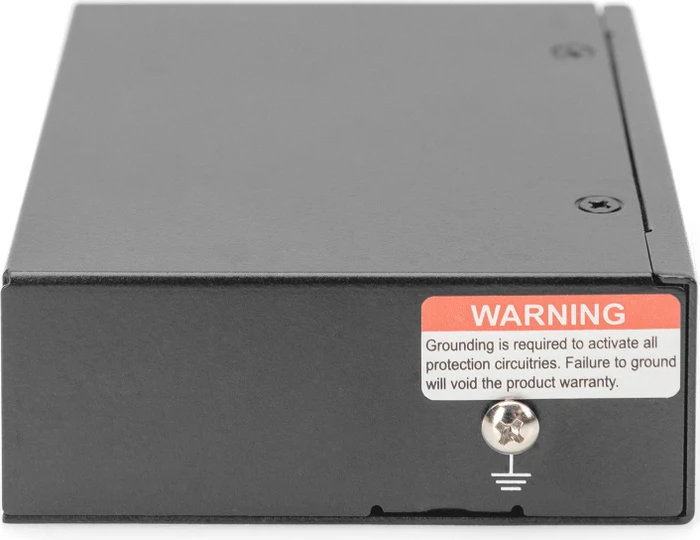 Digitus Industrial Railmount Gigabit PoE-Extender, 5x RJ-45, 60W PoE++ PD