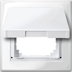 Merten System M M-SMART Schutzabdeckung IP44, polarweiß