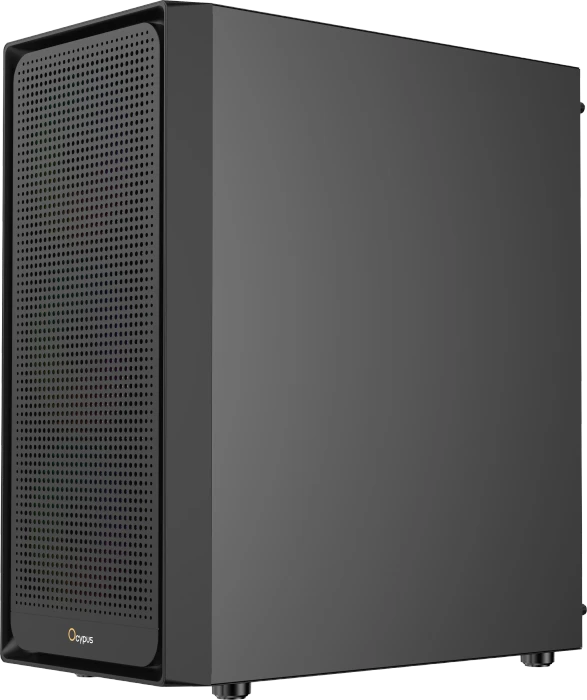 Ocypus Gamma C50 ARGB, schwarz, Glasfenster