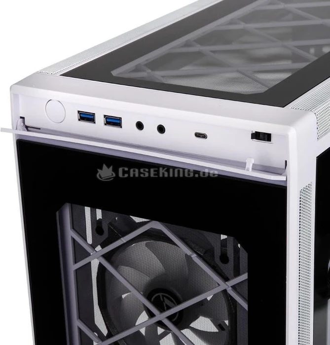Lian Li Alpha 550W weiß, Glasfenster