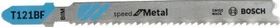 Bosch Professional T121BF BIM Speed for Metal Stichsägeblatt, 92mm, 5 Stück
