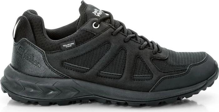Jack Wolfskin Woodland 2 Texapore Low schwarz (Damen)