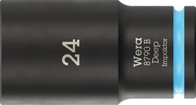 Wera 8790 B Impaktor Deep Außensechskant Steckschlüssel 3/8", 24x63mm