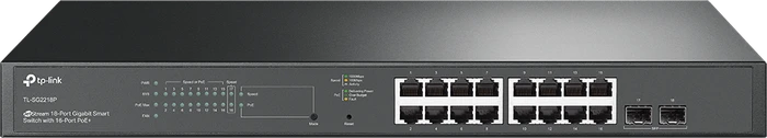 TP-Link TL-SG2200 JetStream Rackmount Gigabit Smart Switch, 16x RJ-45, 2x SFP, 150W PoE+