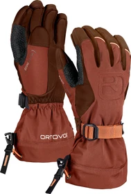 Ortovox Merino Freeride Skihandschuhe clay orange (Herren)