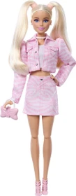 Mattel Barbie - Deluxe Style in Passendem Set aus Rosa Denimjacke und -Rock