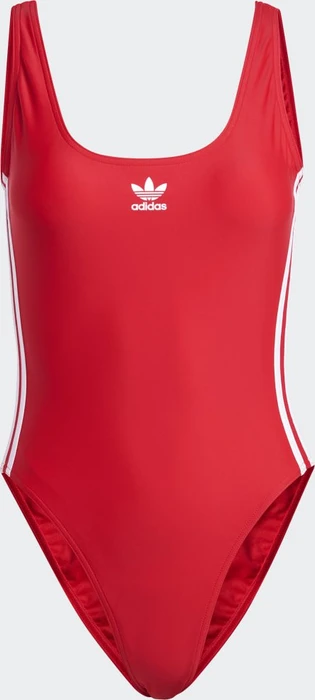 adidas Adicolor 3-Streifen Badeanzug better scarlet/white (Damen)