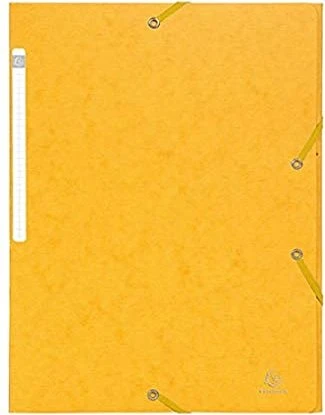 Exacompta Sammelmappe Colorspan-Karton mit Gummizug, A4
