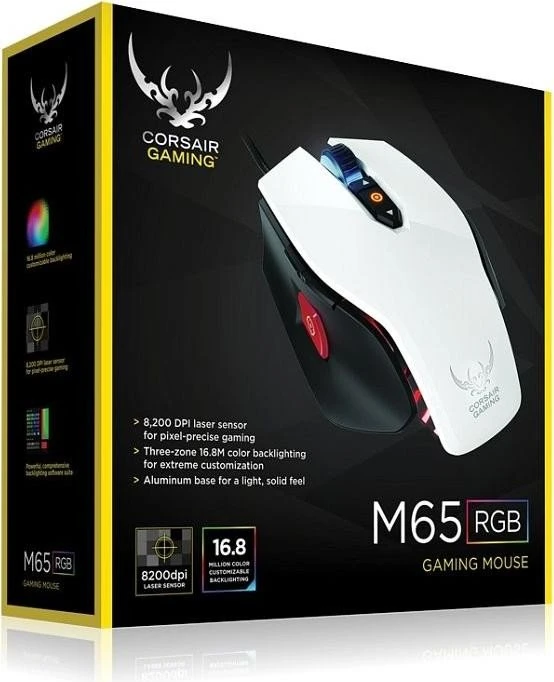 Corsair Gaming M65 RGB weiß, USB