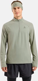 Odlo Essentials Ceramiwarm Midlayer Half Zip Laufshirt langarm shadow (Herren)