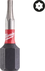 Milwaukee Shockwave TX BO8 Torx BO Bit 1/4", T8x25mm, 2 Stück