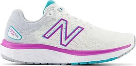 New Balance Fresh Foam 680v9 white/quartz grey/virtual blue (Damen)