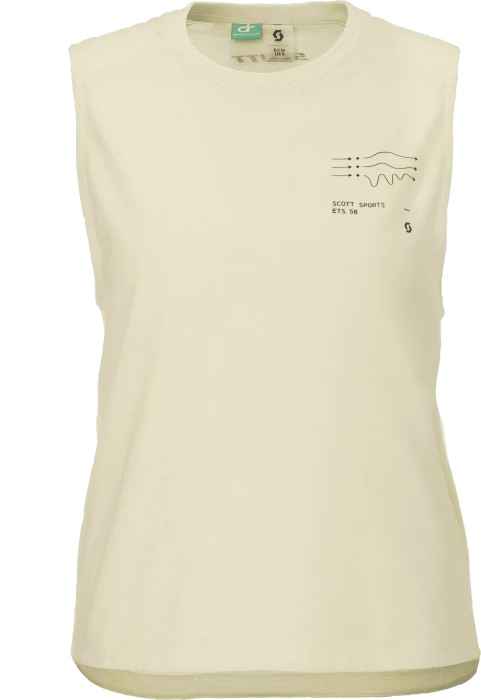 Scott Vertic DRI Trikot ärmellos pastel yellow (Damen)