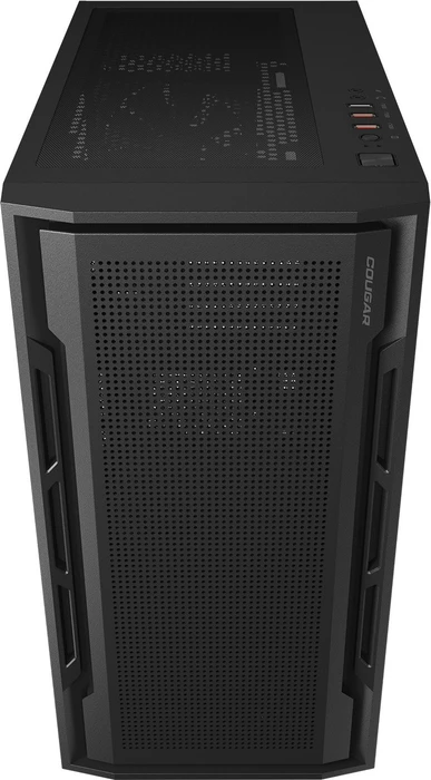 Cougar Uniface Mini Black, schwarz, Glasfenster