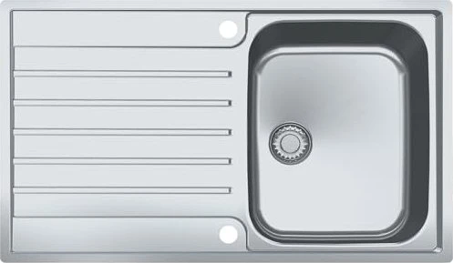 Franke Argos AGX 211-G Einbau Becken reversibel mit Ablauffernbedienung edelstahl