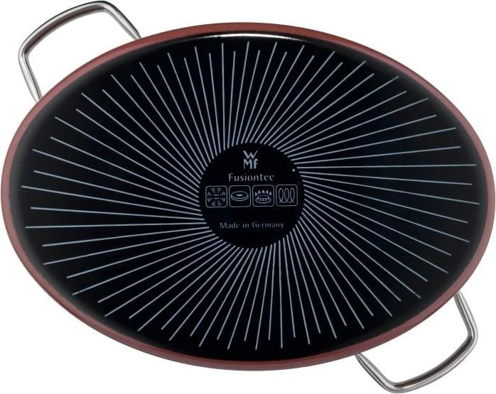 WMF Fusiontec Mineral Bräter mit Glasdeckel 36x25cm 8.1l rose quartz